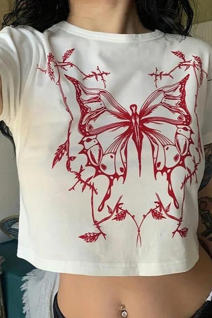 Goth Butterfly Tee